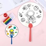 Astronaut DIY Colouring Fan Kit