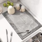 Marble Pattern Kitchen Counter Mat